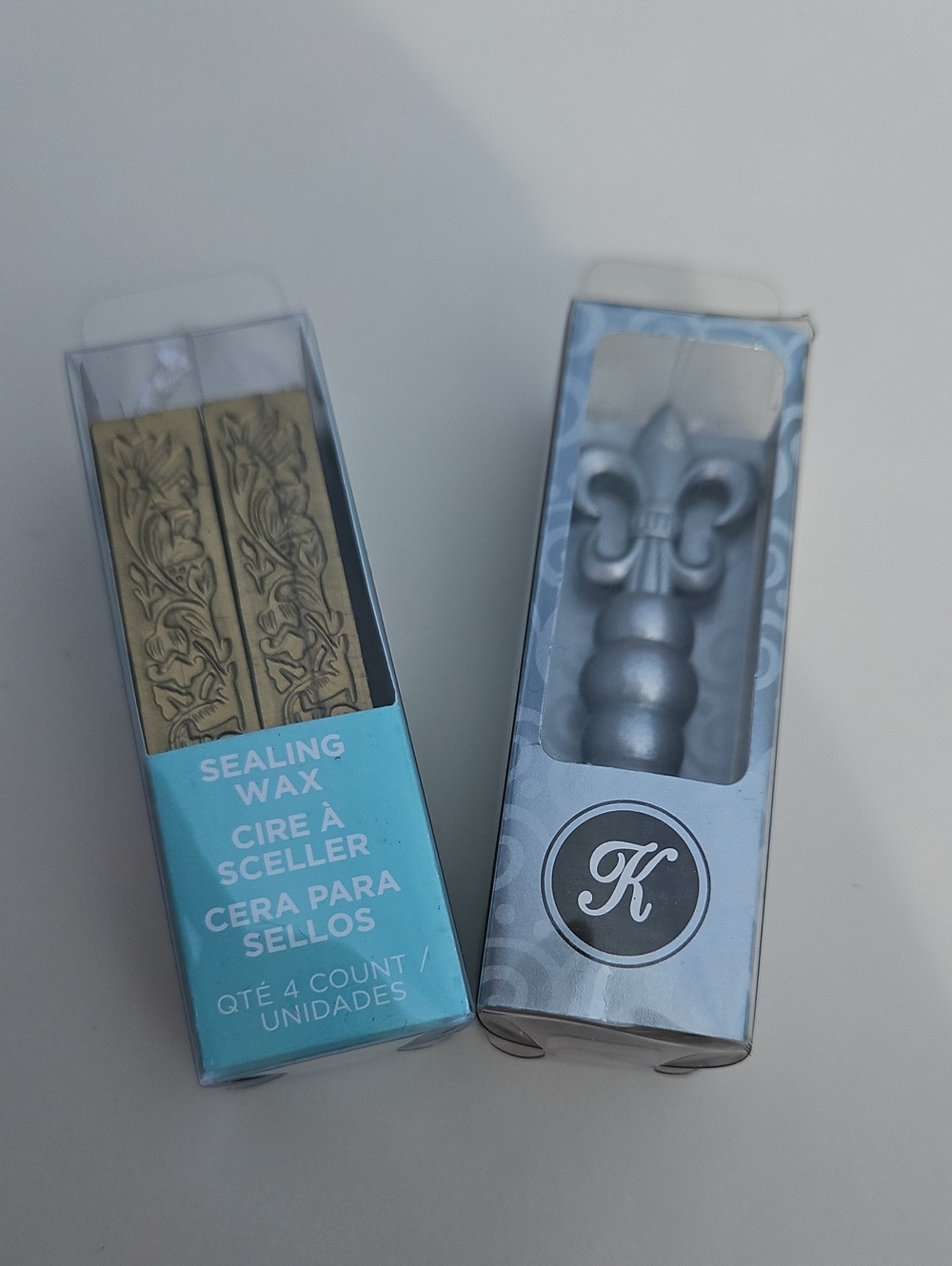 Gartner Studios Gold Wax Sticks with "K" Stamper